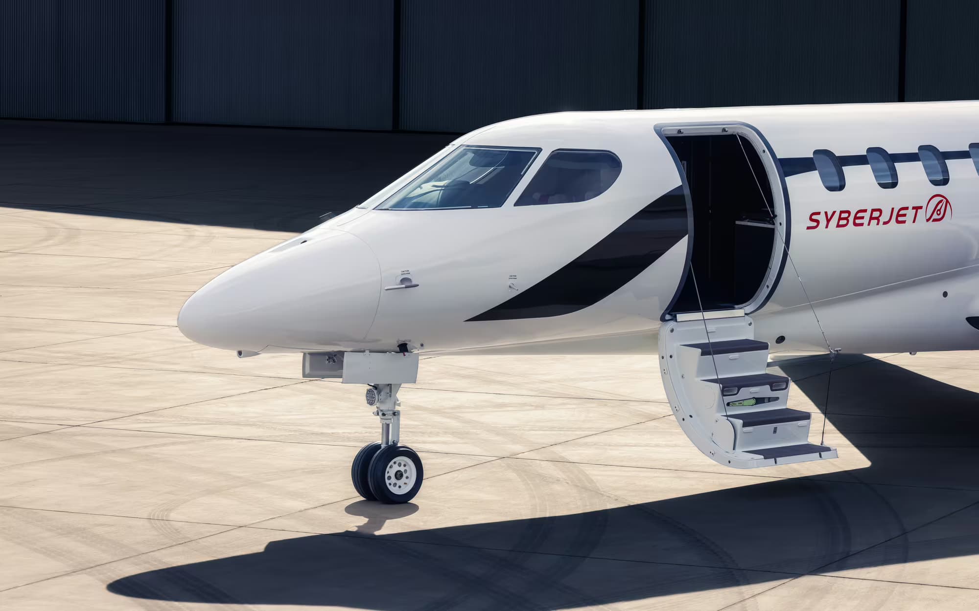SJ36 nose and airstair