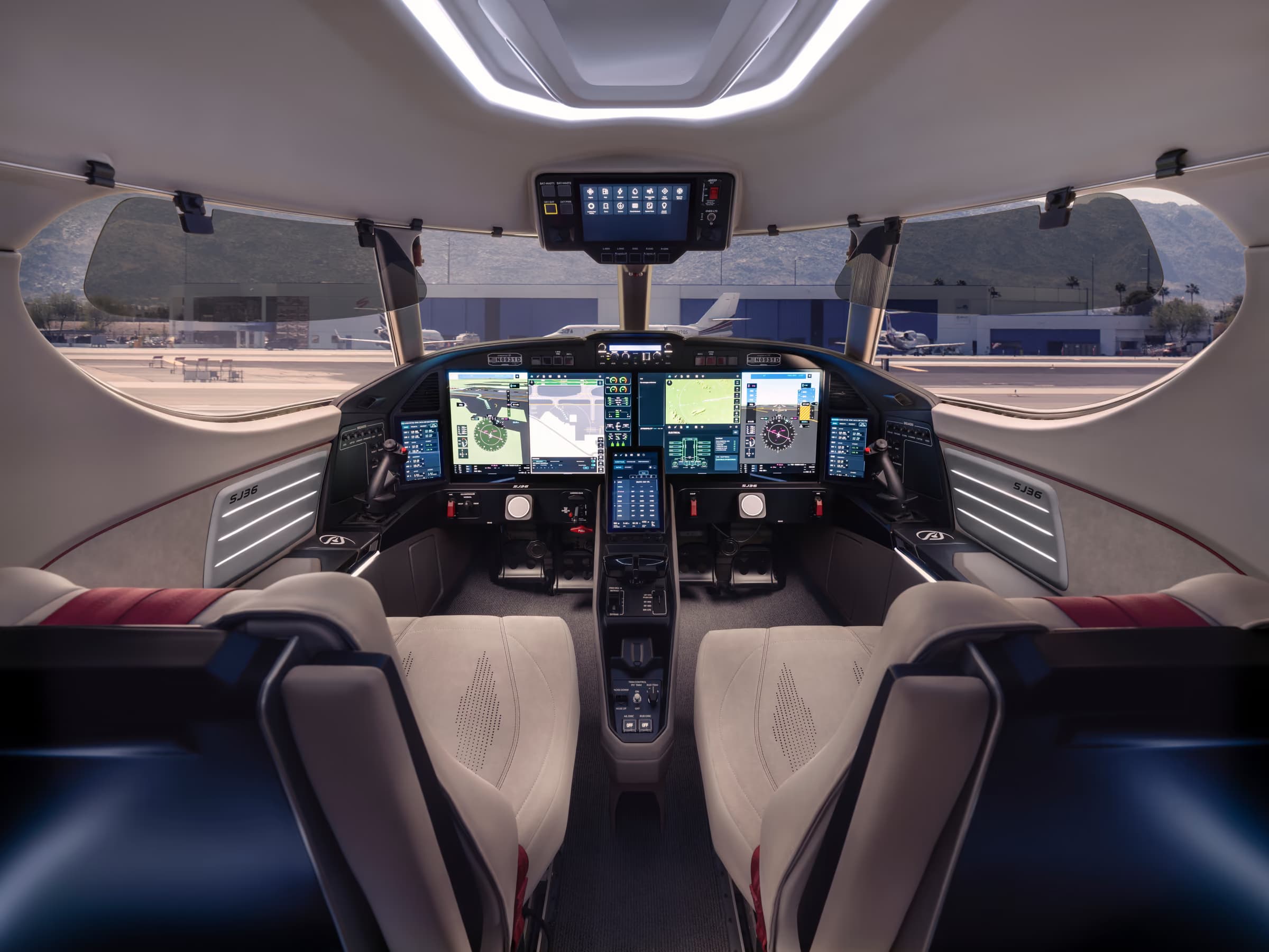 SJ36 flight deck